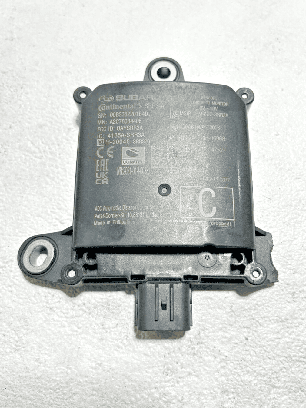 DEFECT! SUBARU IMPREZA 2024 REAR RIGHT OR LEFT SIDE BLIND SPOT MODULE RADAR OEM