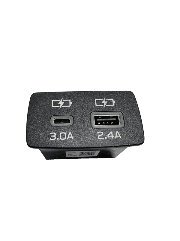 SUBARU IMPREZA RS 2024 FRONT CENTER CONSOLE TYPE-C & USB PORT CHARGER HUB OEM