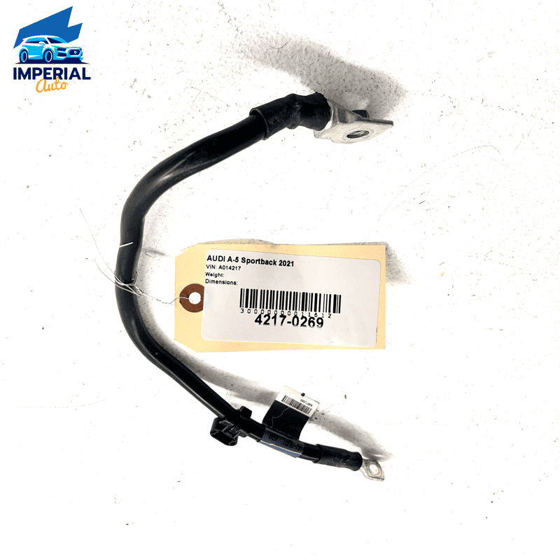 2021 AUDI A5 SPORTBACK NEGATIVE BATTERY GROUND GUARD CABLE WIRE CORD OEM