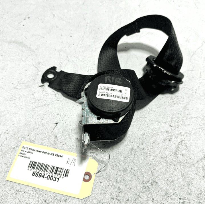2012-2020 Chevrolet Sonic Rear Left or Right Side Retractor Side Belt OEM 1 Pcs