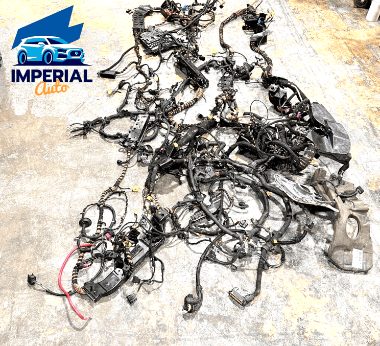 2011-2014 PORSCHE PANAMERA ENGINE BAY BODY INTERIOR WIRE WIRING HARNESS OEM