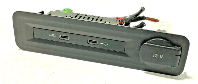 2020-2024 Volkswagen Atlas Center Console USB Adapter Port Power Outlet OEM