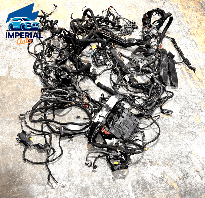 11-14 PORSCHE CAYENNE DASHBOARD DASH INTERIOR WIRING HARNESS WIRE FUSE BOX 