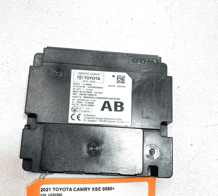 2020-2021-2022-2023 TOYOTA CAMRY TELEMATICS TRANSCEIVER CONTROL MODULE OEM