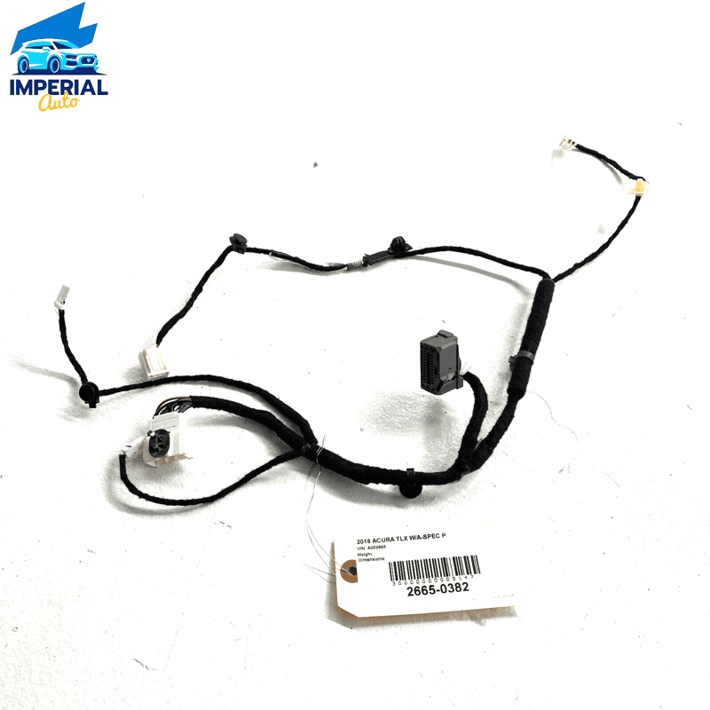 2018-2020 ACURA TLX FRONT RIGHT PASSENGER DOOR WIRE WIRING HARNESS OEM 2018-2020 ACURA TLX FRONT RIGHT PASSENGER DOOR WIRE WIRING HARNESS OEM