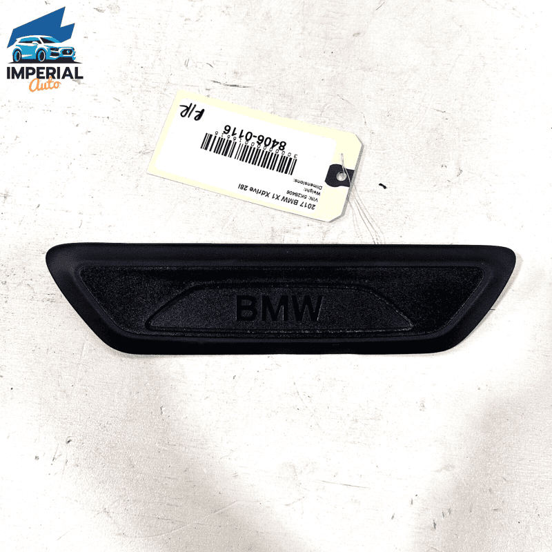 16-22 BMW X1 F48 REAR RIGHT PASSENGER DOOR SILL STEP SCUFF PLATE TRIM COVER