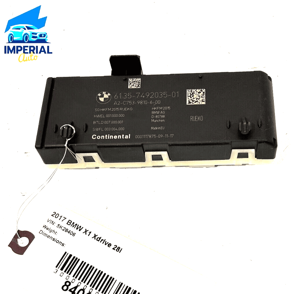 2018 BMW X1 F48 xDrive28 Tailgate Lift Control Function Module Computer Uni