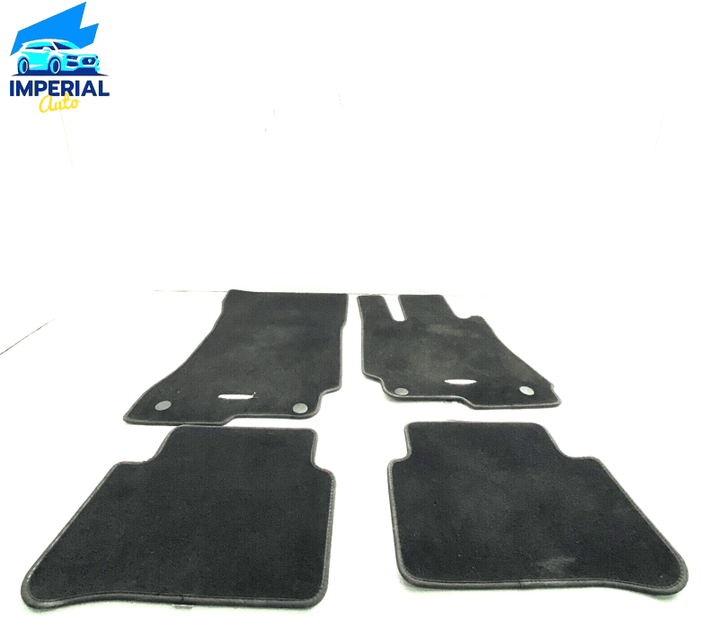 2007-2013 MERCEDES-BENZ S550 W221 FRONT & REAR FLOOR MAT SET OF 4 BLACK OEM