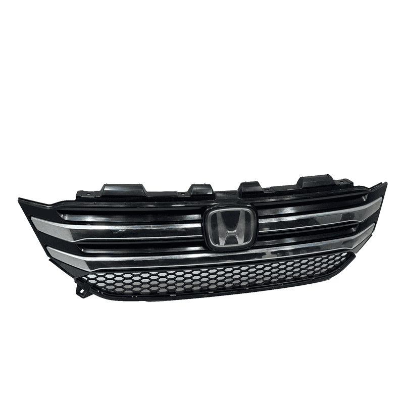 DEMAGE 16-2018 Honda Pilot Front Bumper Lower & Upper Grill Grille & Emblem OEM