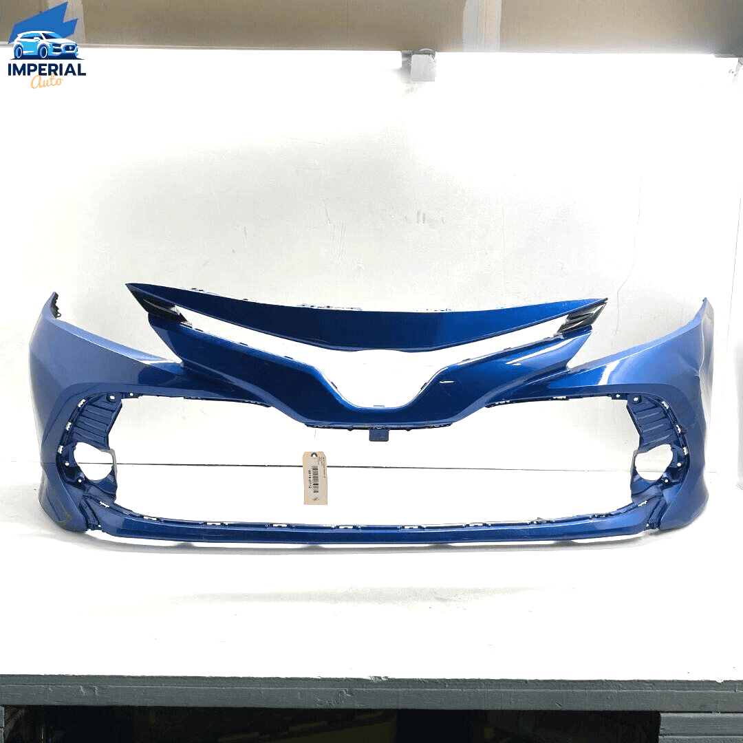 2018-2021 Toyota Camry L LE SE Front Bumper Cover Panel OEM Blue Streak Met
