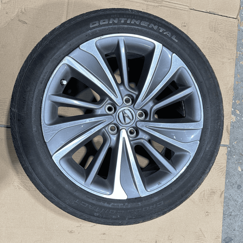 Acura MDX 2017-2018 Wheel Alloy Rim W/TPMS 20Х8J & Tire 245/50/R20 Gray OEM 1PCS