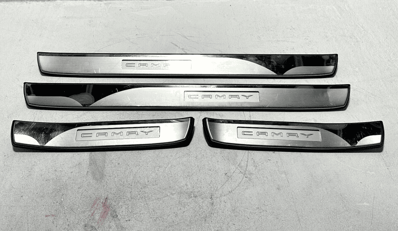 2018-2024 Toyota Camry Front & Rear Door Lower Sill Scuff Plate SET of 4 OEM