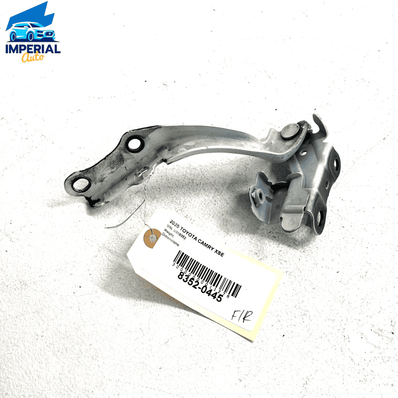 TOYOTA CAMRY 2018 - 2023 FRONT PASSENGER SIDE HOOD BONNET HINGE OEM WHITE_2 TOYOTA CAMRY 2018 - 2023 FRONT PASSENGER SIDE HOOD BONNET HINGE OEM WHITE_2