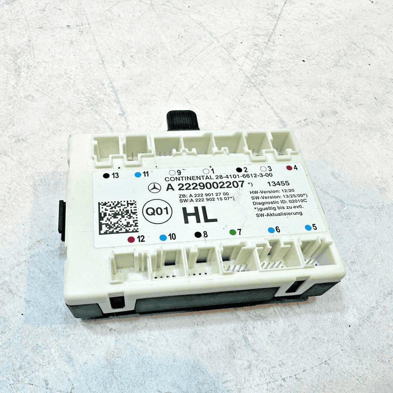 Rear Door Window Control Module Left Mercedes W222 S550 2014-2017 OEM
