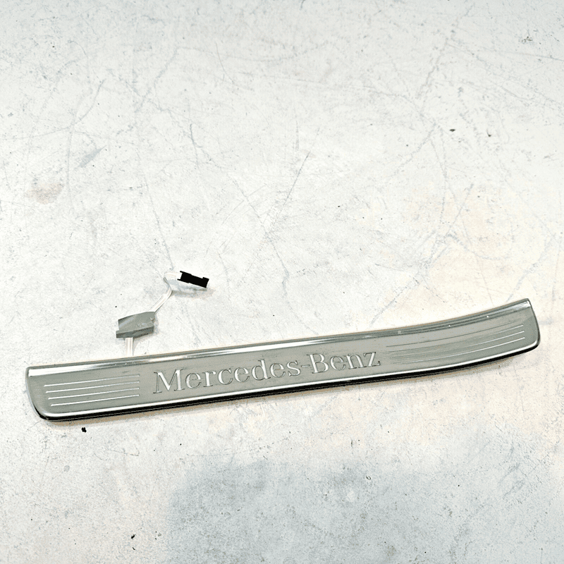 Rear Left Door Sill Scuff Plate Trim Mercedes W222 S550 2014-2017 OEM