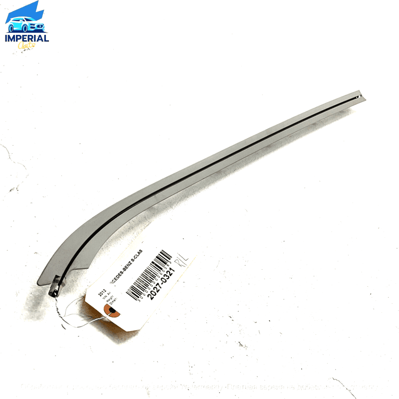 Rear Driver Side Quarter C Pillar Sunshade Rail OEM 07-13 MERCEDES S550 W22