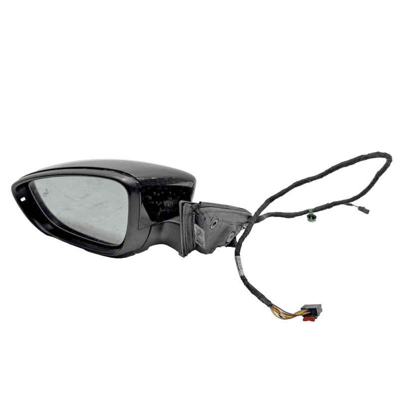 VOLKSWAGEN PASSAT 2016-19 FRONT LEFT DRIVER DOOR EXTERIOR MIRROR OEM BLACK 2T2T