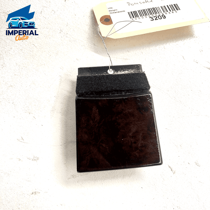 2010 - 2016 PORSCHE PANAMERA CENTER CONSOLE END COVER TRIM PANEL WOOD OEM