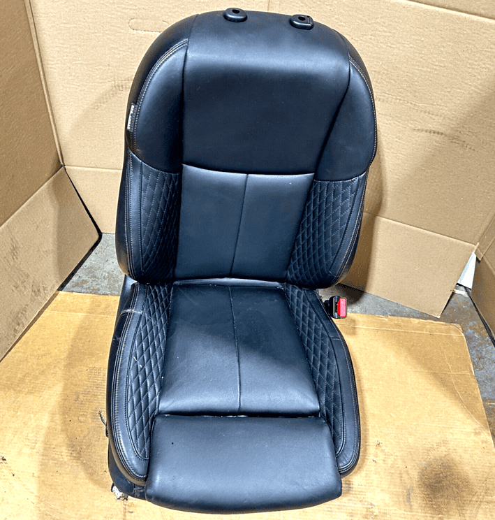 2017-2020 Infiniti Q50 Red Sport Front Right Passenger Seat Leather Black OEM