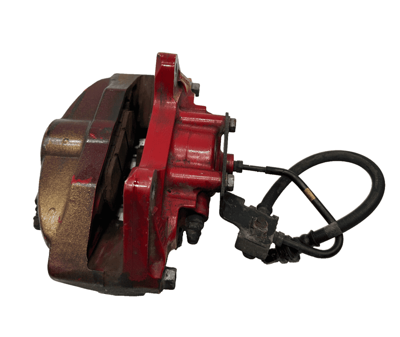 17-20 INFINITI Q50 RED SPORT REAR PASSENGER SIDE DISC BRAKE CALIPER ASSEMBLY OEM