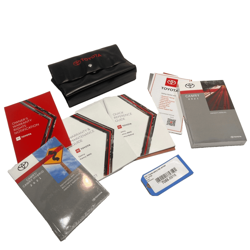 TOYOTA CAMRY 2021 OVEHICLE OWNERS MANUAL OPERATOR BOOK / CASE BOOKLET OEM