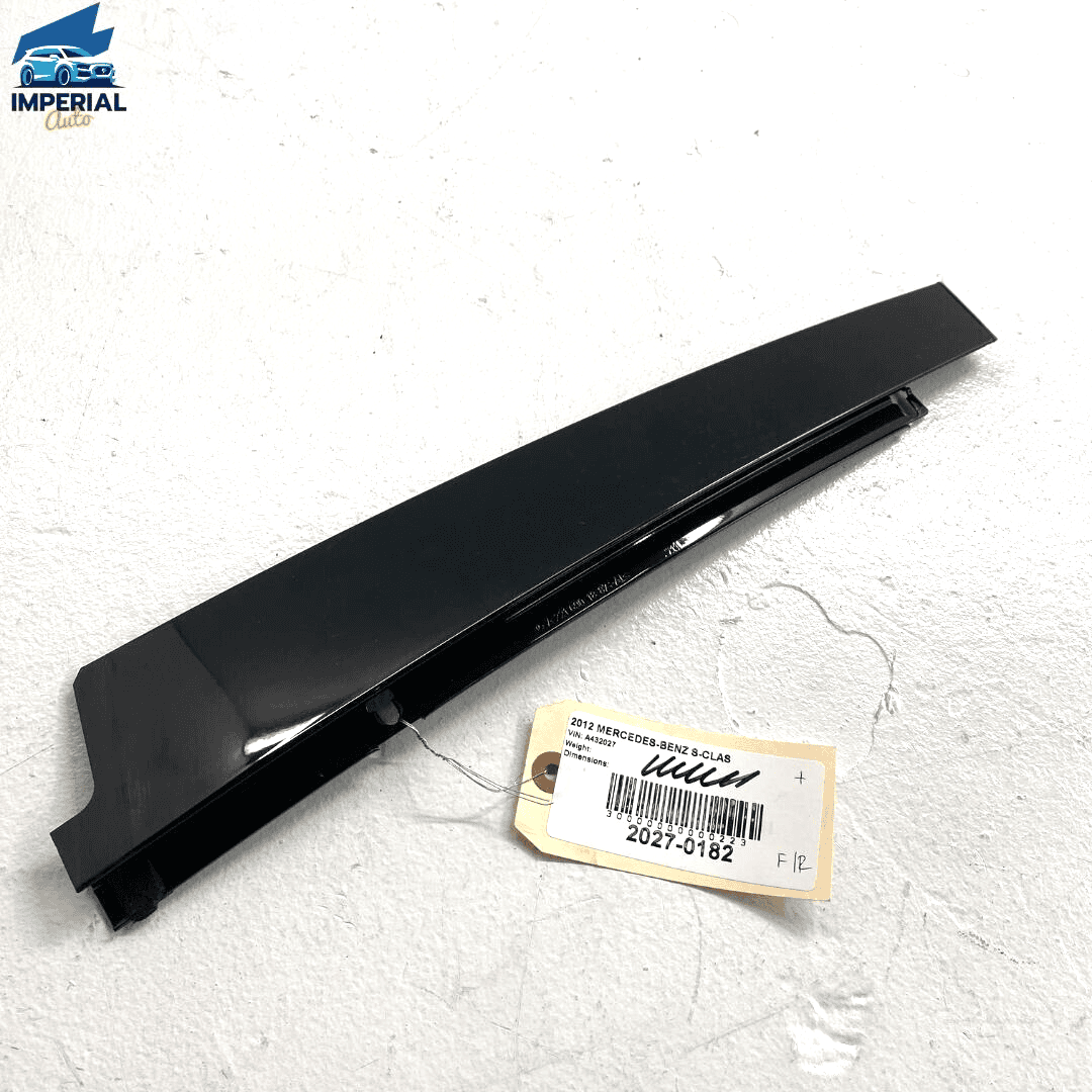 2007-13 Mercedes S550 Front Right Passenger Door Shell Applique Molding Tri