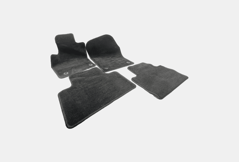 2016-2021  JEEP GRAND CHEROKEE FRONT & REAR FLOOR BLACK CARPET MATS SET OF 4 OEM