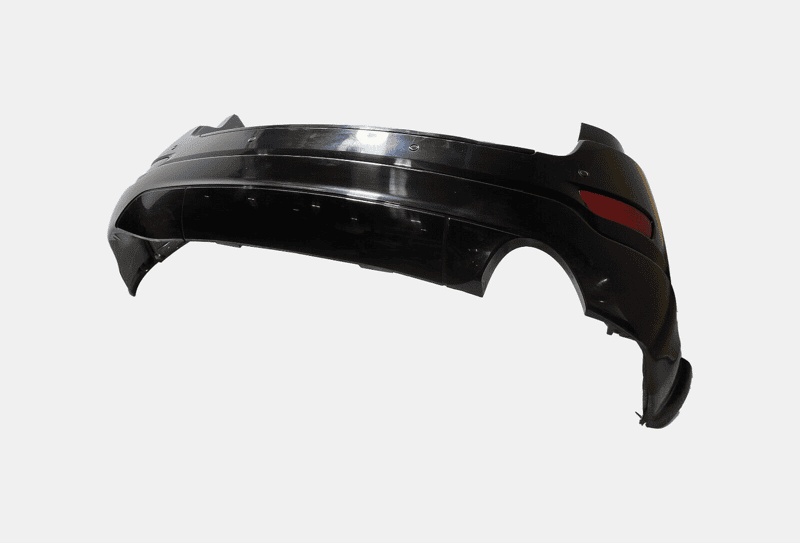 2016-2021 JEEP GRAND CHEROKEE REAR BUMPER ASSEMBLY W/PARK ASSIST BLACK_PXJ OEM