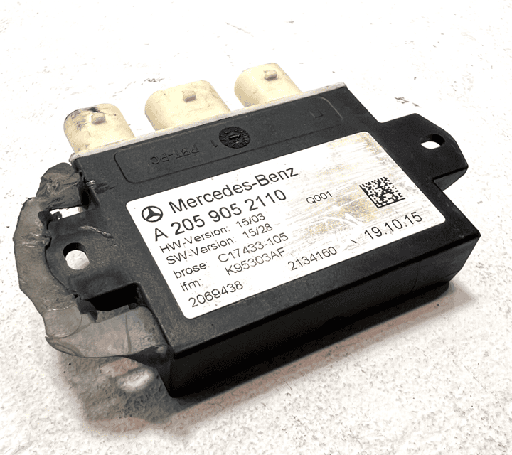 2016 MERCEDES-BENZ E350 REAR BUMPER SWITCH CONTROL MODULE OEM