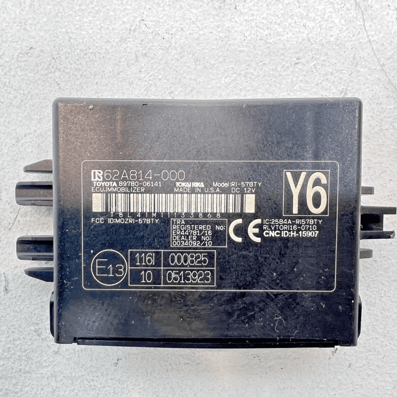 TOYOTA CAMRY ANTI THEFT ALARM IMMOBILIZER CONTROL MODULE UNIT 2018 - 2024 OEM