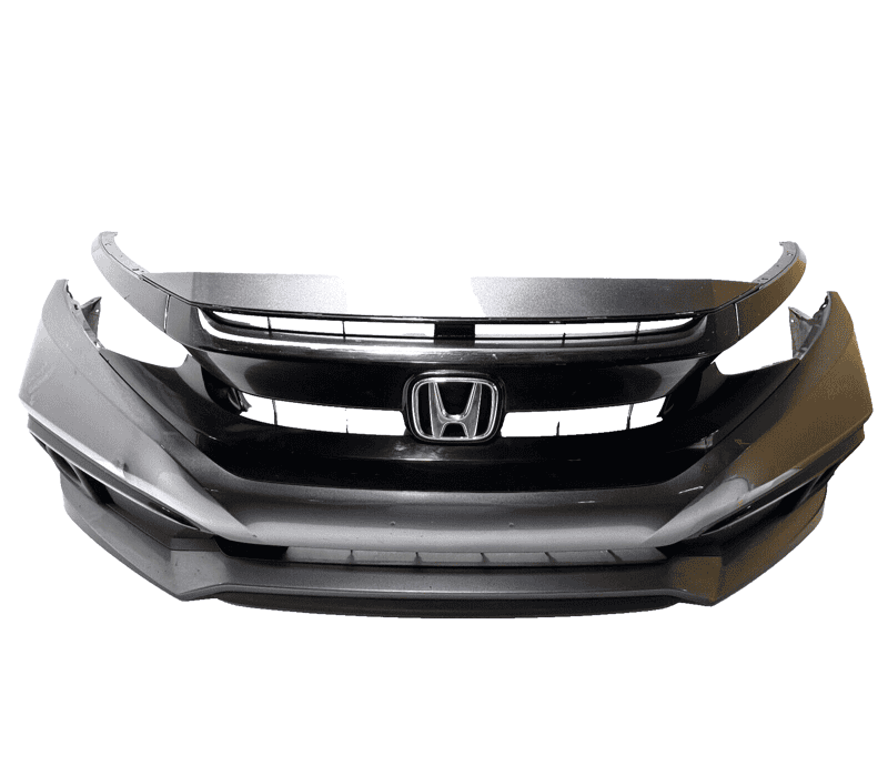 2019-2021 HONDA CIVIC SPORT FRONT BUMPER COVER W/ FOG LIGHTS NH797M OEM