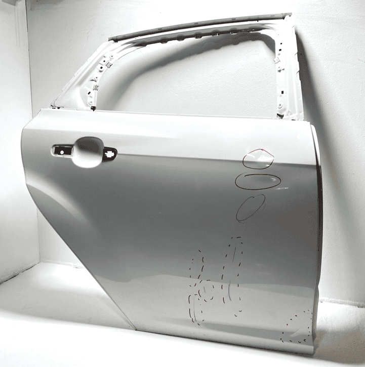 2012-2018 Ford Focus Rear Right Passenger Door Sheel Panel White