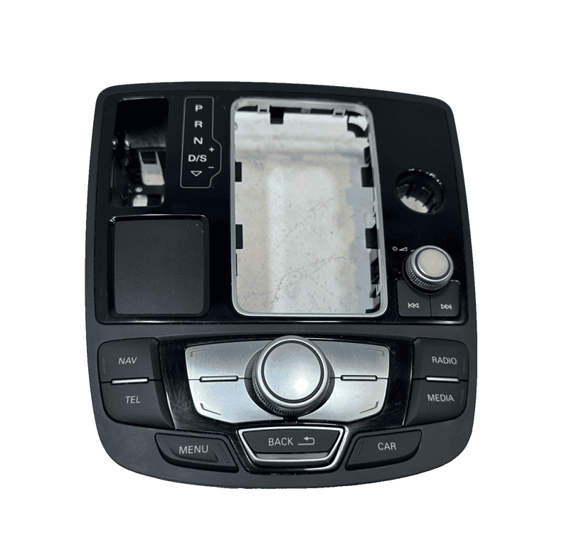 2016-18 AUDI A6 QUATTRO SHIFTER COVER & MULTIFUNCTIONAL CONTROL SWITCH PANEL OEM