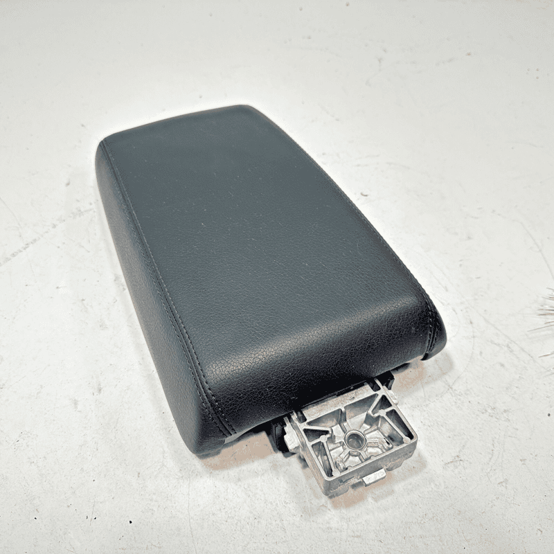 2016-2017 AUDI A6 FRONT CENTER CONSOLE STORAGE LID ARMREST LEATHER BLACK OEM