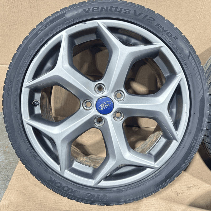 2015-2018 FORD FOCUS ST WHEEL RIM TIRE 18X8J 235/40R18 5Y SPOKE ALLOY 1PCS OEM