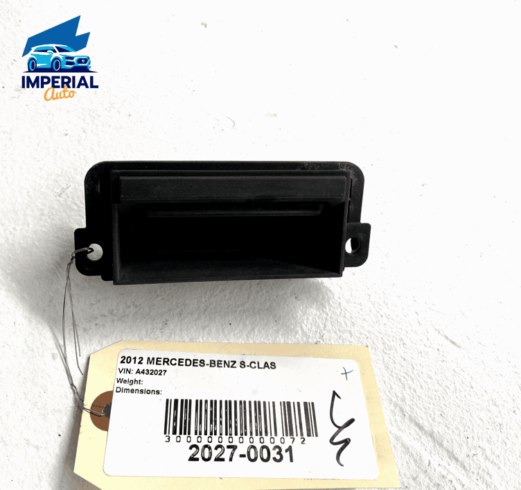 2007-13 Mercedes S550 W221 Trunk Lid Unlock Release Handle Switch Cover Tri