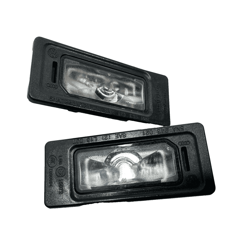 2015-2018 AUDI Q3 REAR LEFT OR RIGHT LICENSE PLATE LIGHT LAMP SET OF 2PCS OEM