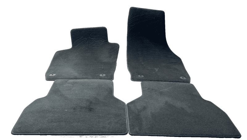 2018 AUDI Q3 QUATTRO FRONT & REAR FLOOR CARPET LINER COVER MAT SET OF 4 OEM