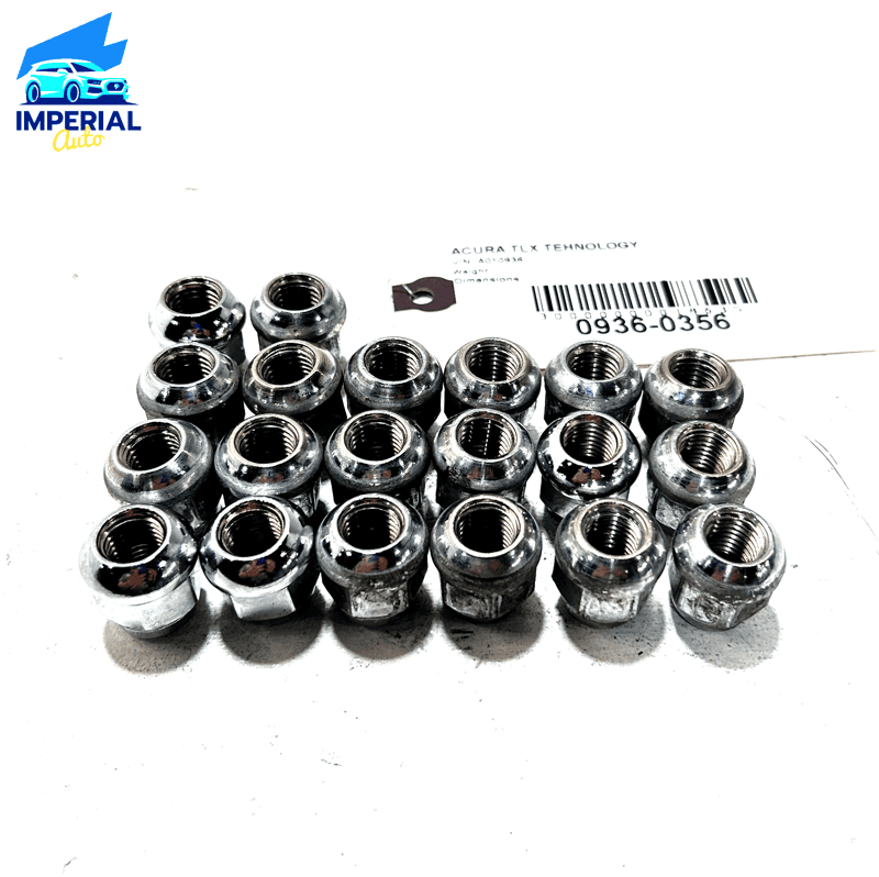 2015-2020 ACURA TLX TECHNOLOGY WHEEL NUT CHROME PLATED FULL SET 20 PCS OEM