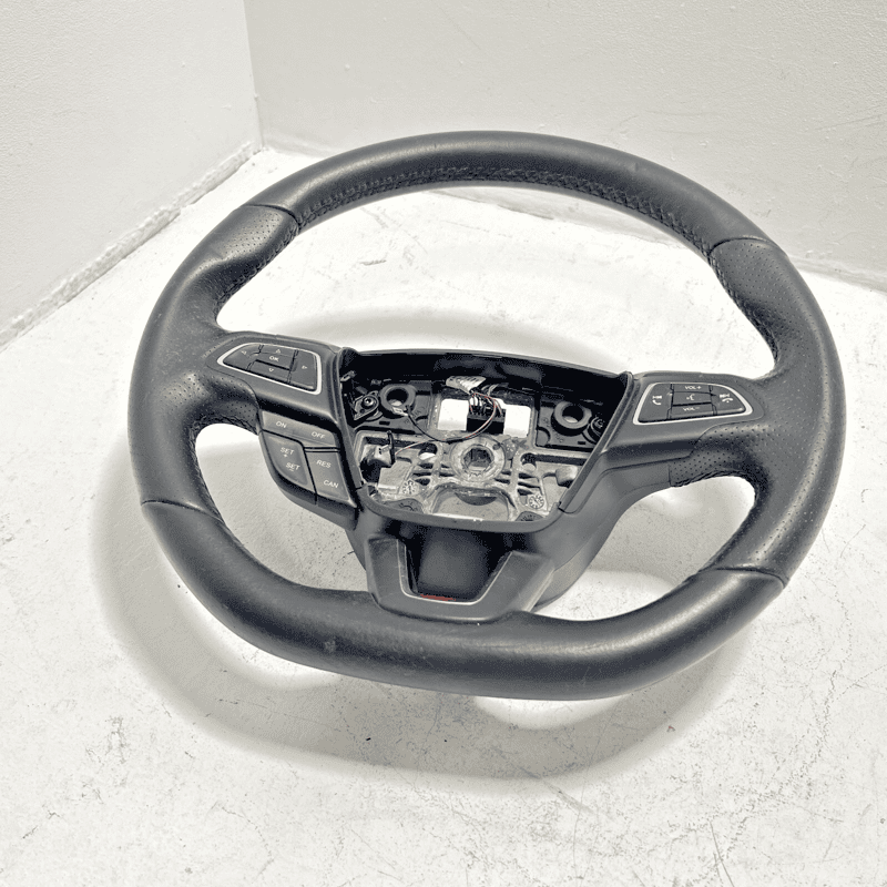 2015-18 FORD FOCUS ST LEATHER STEERING WHEEL AUDIO & CRUISE CONTROL SWITCHES OEM