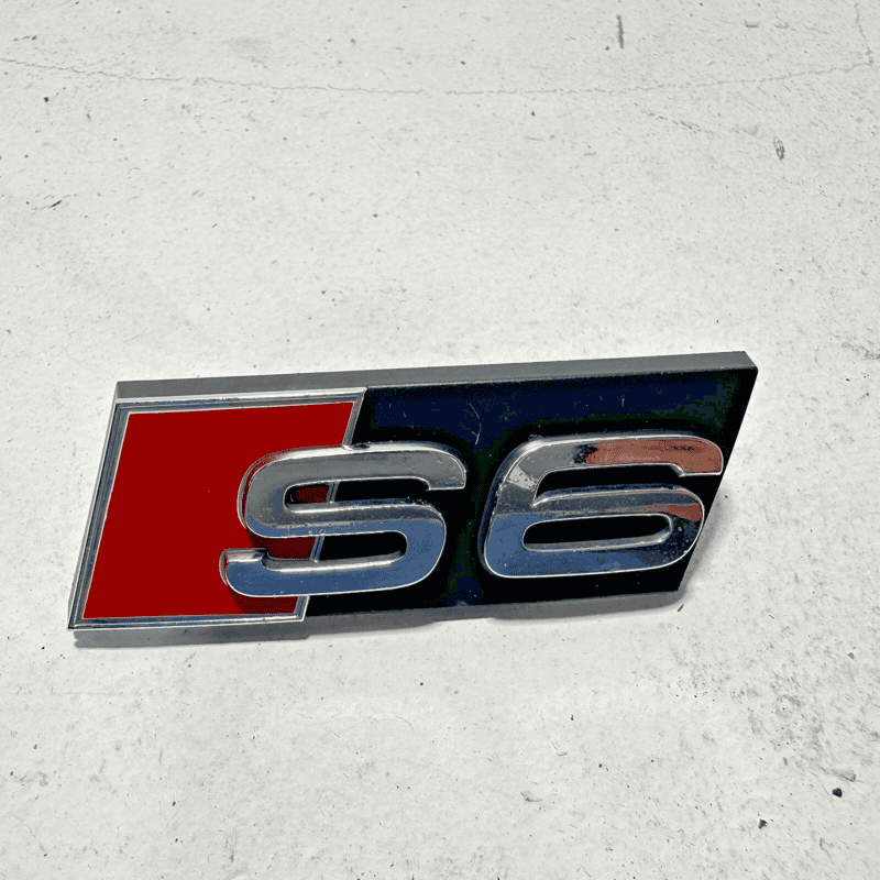2016-2018 AUDI S6 S-LINE SLINE FRONT GRILLE EMBLEM LOGO BADGE SIGN NAMEPLATE OEM