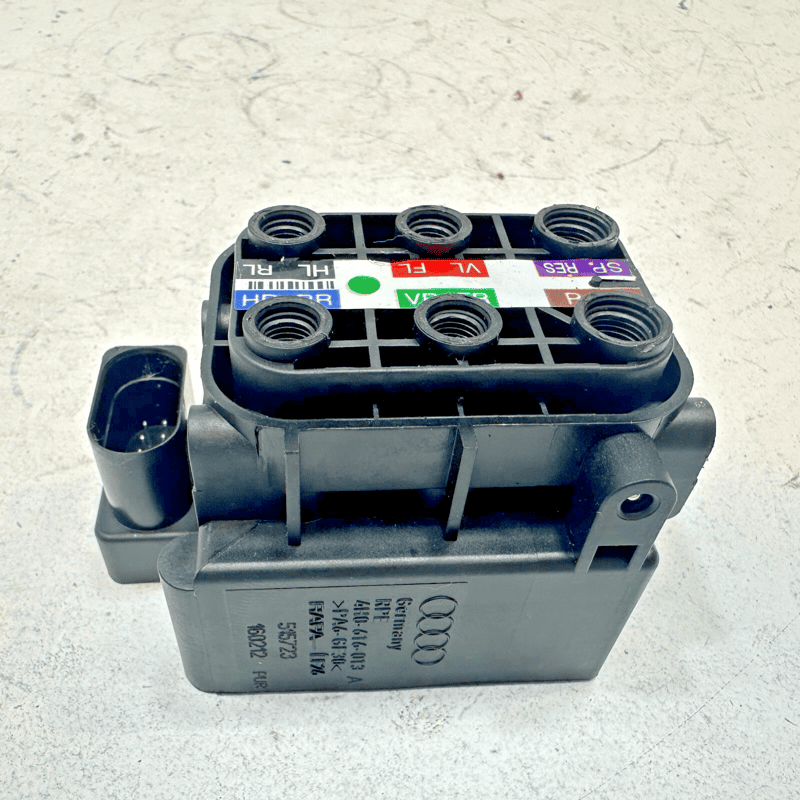2012 - 2018 AUDI A6 S6 AIR SUSPENSION CONTROL VALVE SOLENOID BLOCK OEM