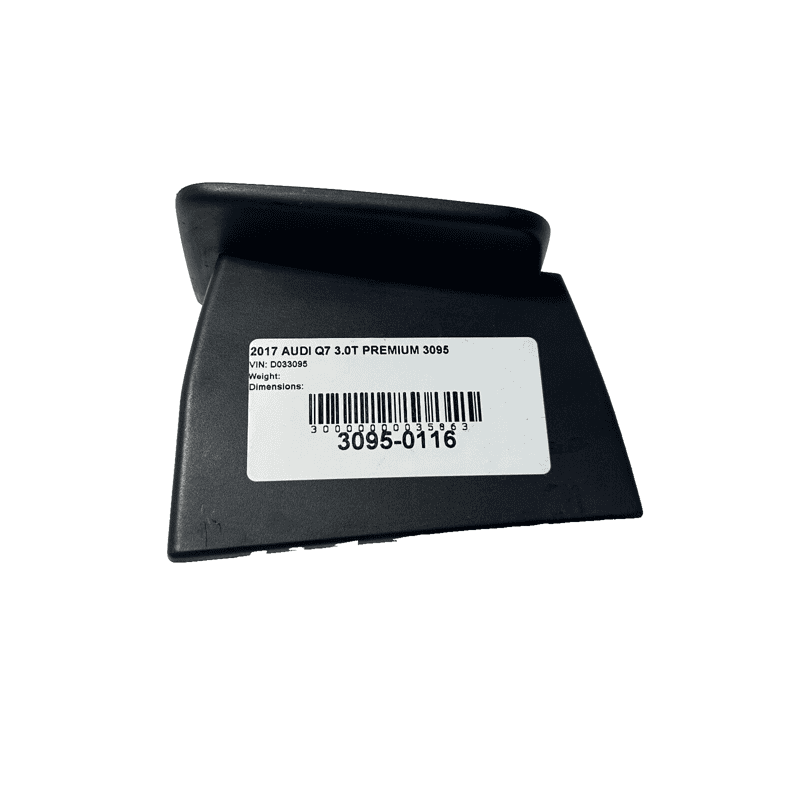 AUDI Q7 2017-2019 REAR 2ND ROW RIGHT PASSENGER SIDE SEAT TRACK TRIM COVER OEM