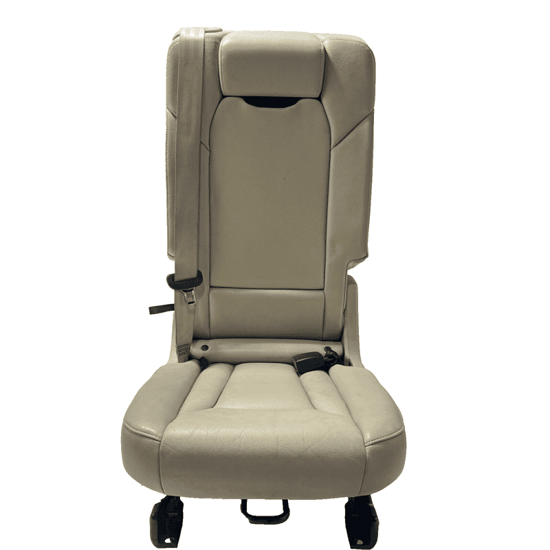 2017-2019 AUDI Q7 PREMIUM REAR 2ND ROW CENTER MIDDLE SEAT COMPLETE OEM BEIGE