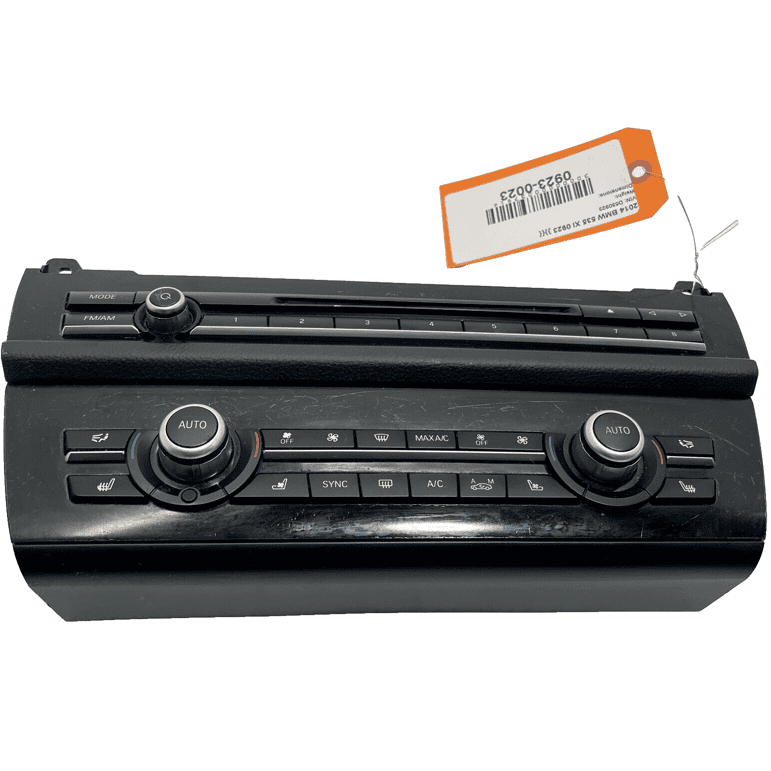 2011-2016 BMW 535I F10 FRONT CLIMATE CONTROL HEAT AUDIO SWITCH UNIT PANEL OEM