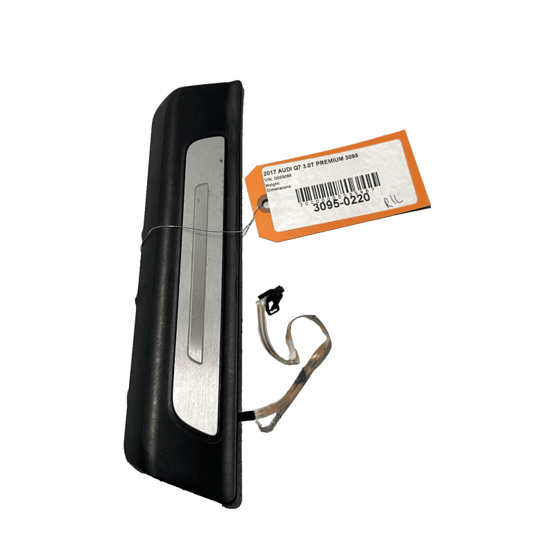 2017-23 AUDI Q7 SQ7 REAR PASSENGER DOOR SILL SCUFF PLATE ILLUMINATION LIGHT OEM