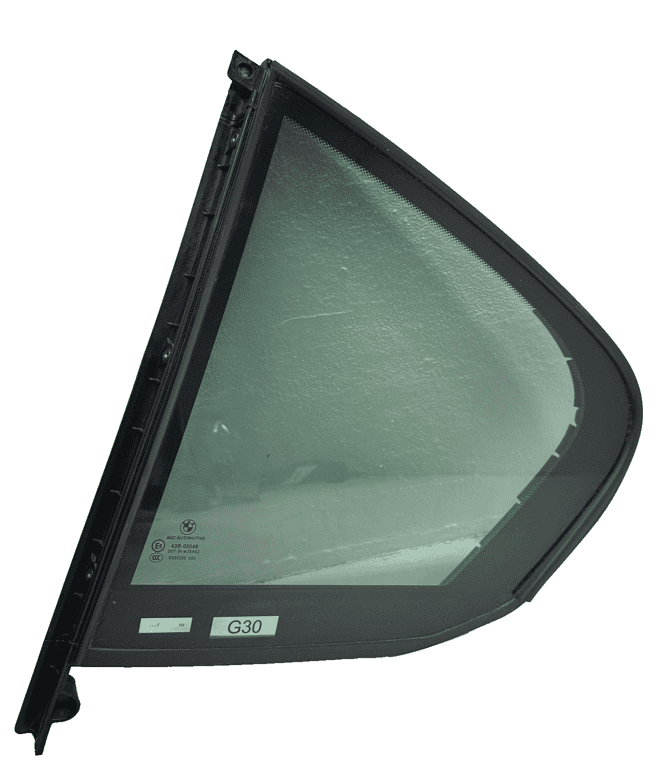 2018-2023 BMW 530e Rear Left Driver Side Door Quarter Window Fixed Glass OEM