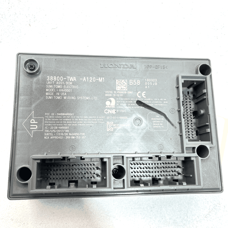 BODY CONTROL MODULE COMPUTER UNIT BCM OEM 2018-2020 HONDA ACCORD BODY CONTROL MODULE COMPUTER UNIT BCM OEM 2018-2020 HONDA ACCORD