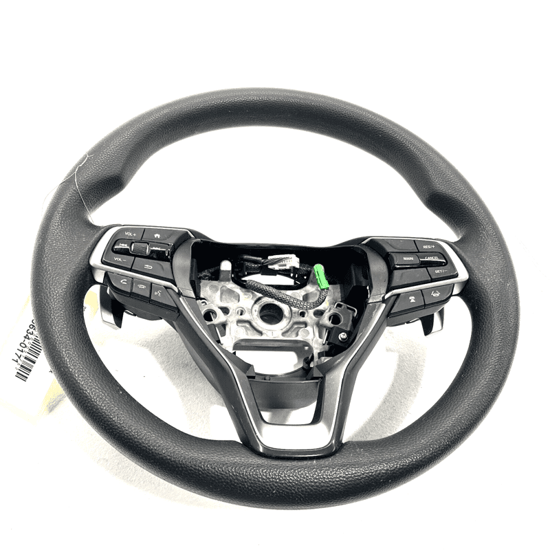 2018-2021 HONDA ACCORD HYBRID EX INSIGHT STEERING WHEEL BLACK LEATHER OEM