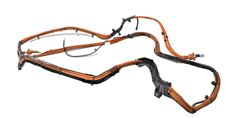 2014-16 PORSCHE PANAMERA High Voltage Battery Charging Cable Wiring Wire Set OEM